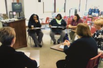 Dr. Alicestyne Turley and participants in discussion session, KATH 2012