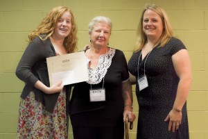 Anna Helton (left), Anita Sanford Tolson (center) and Allison M. Hunt