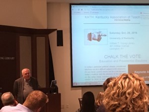 Dr. James Klotter, State Historian of Kentucky and Professor of History at Georgetown College speaking on “The Great Rejected”: Henry Clay and the American Presidency